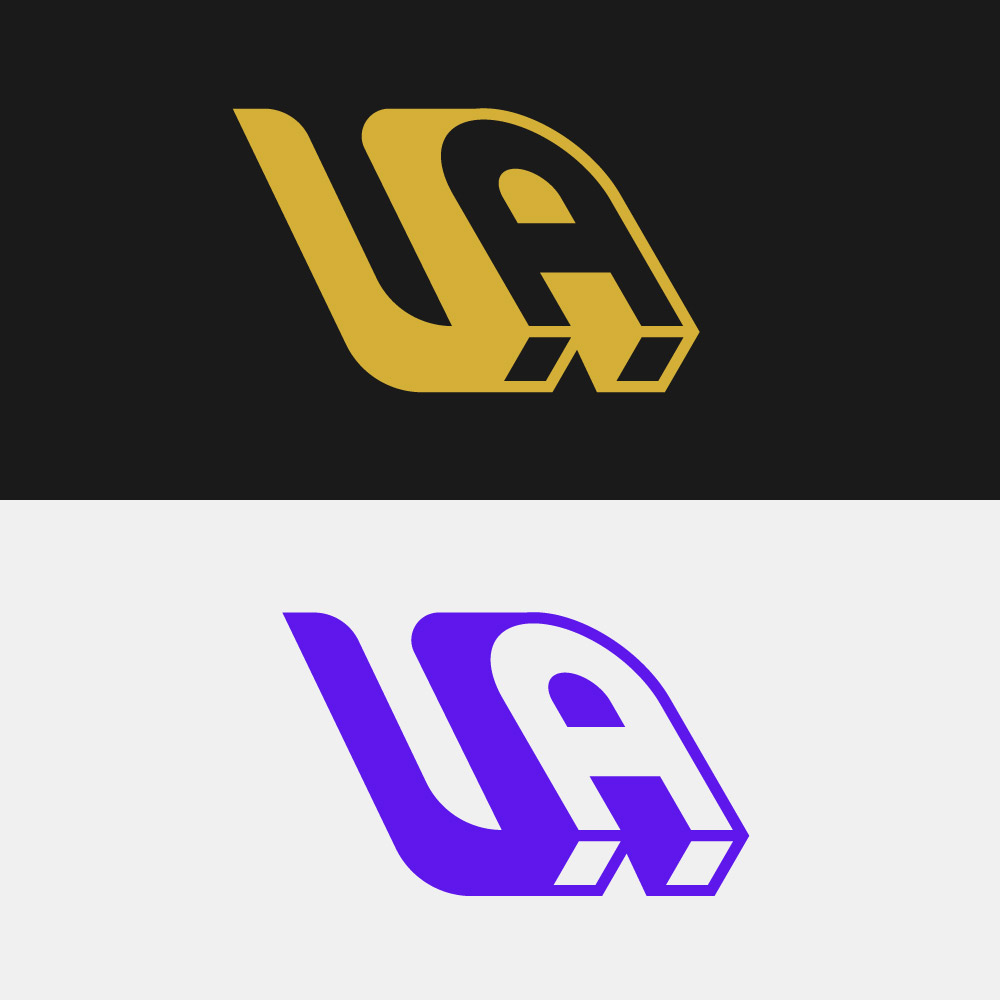 3D Style Elegant LA or AL Letter Logo Design, Isometric Monogram Vector Template