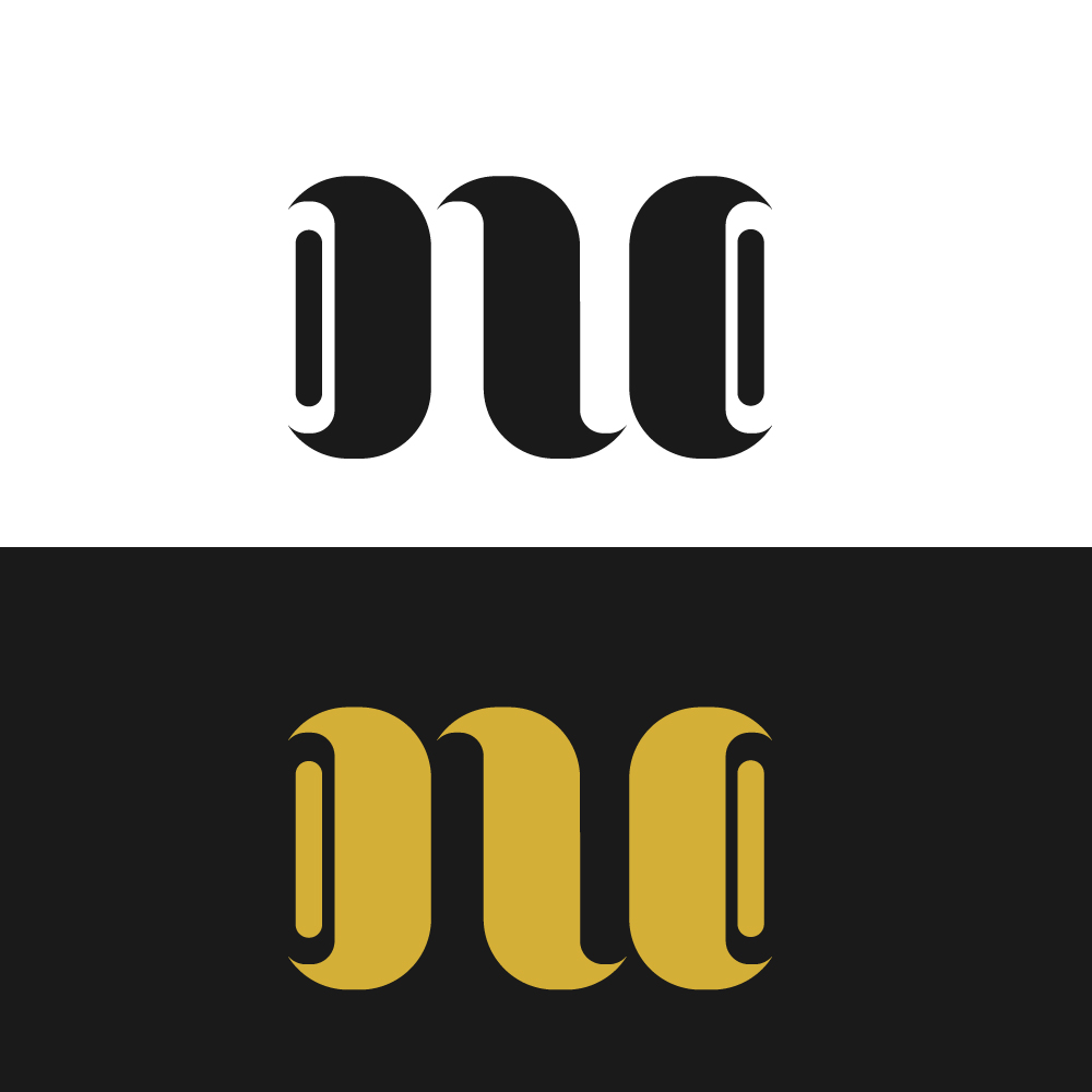 Luxury Letter M Monogram Logo - Abstract Symmetric Geometric Initial Emblem